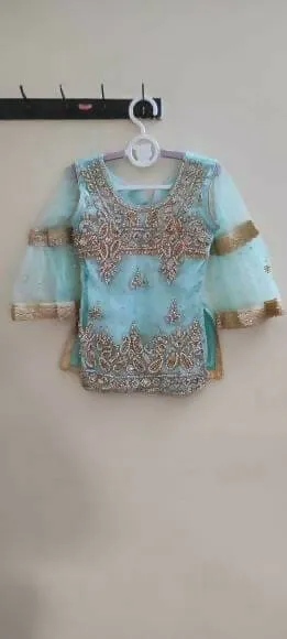 1st Birthday Kurti and Sharara Set For Baby Girl