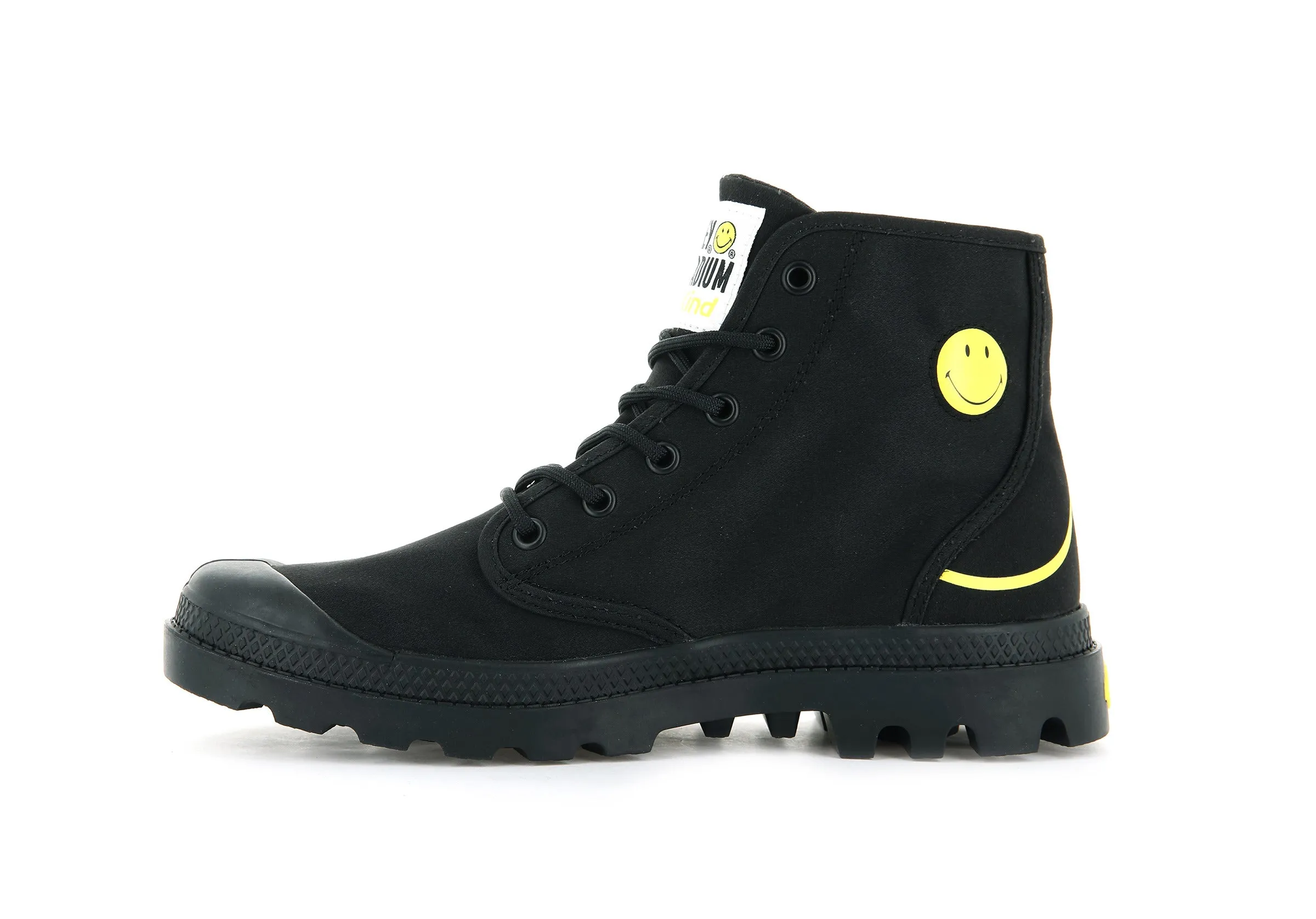 77079-008-M | SMILEY ® PAMPA HI BE KIND | BLACK/BLACK