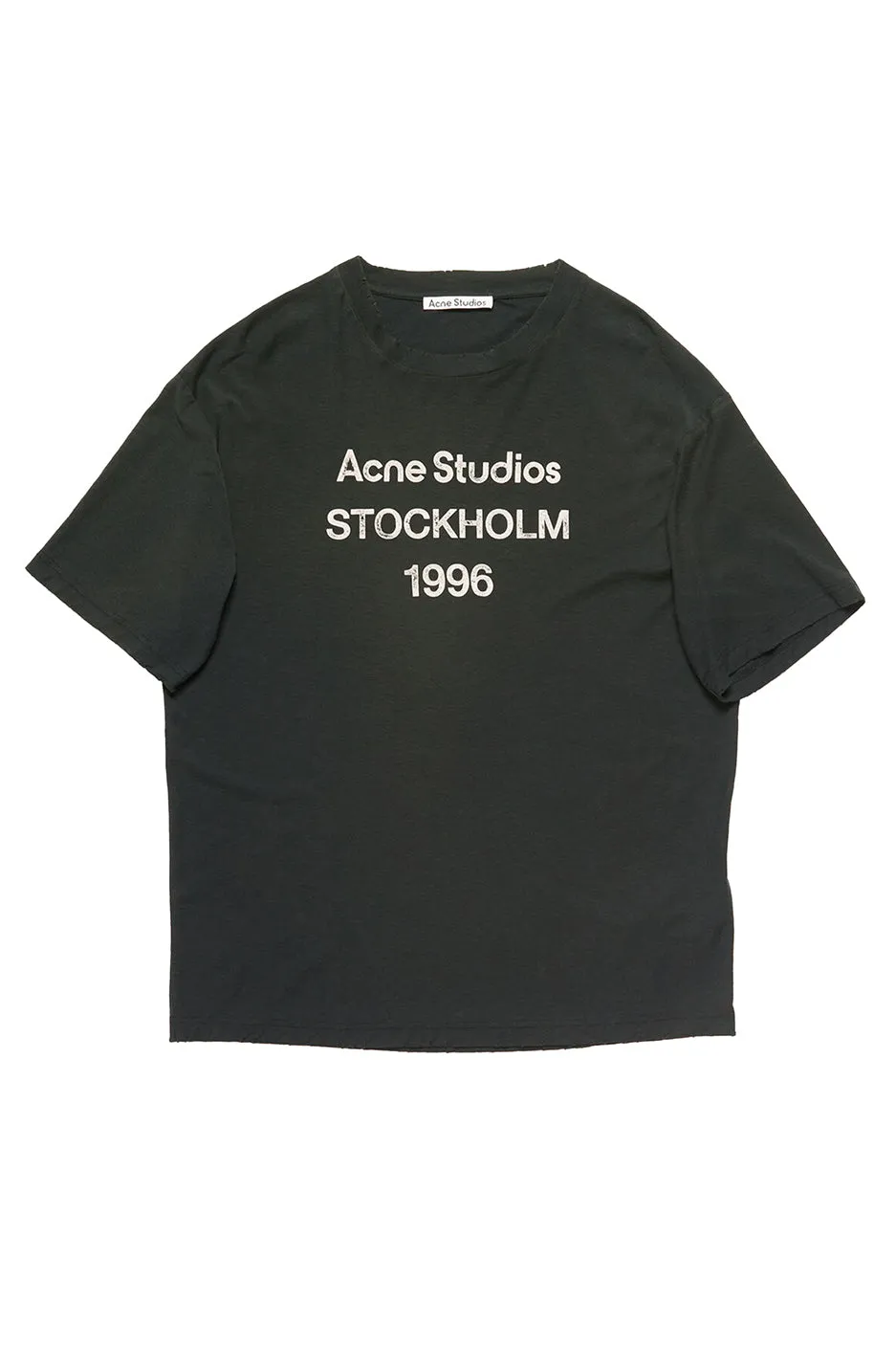 Acne Studios Exford Logo Tee 'Faded Black'