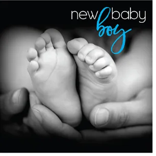 Affirmations Card - New Baby Boy