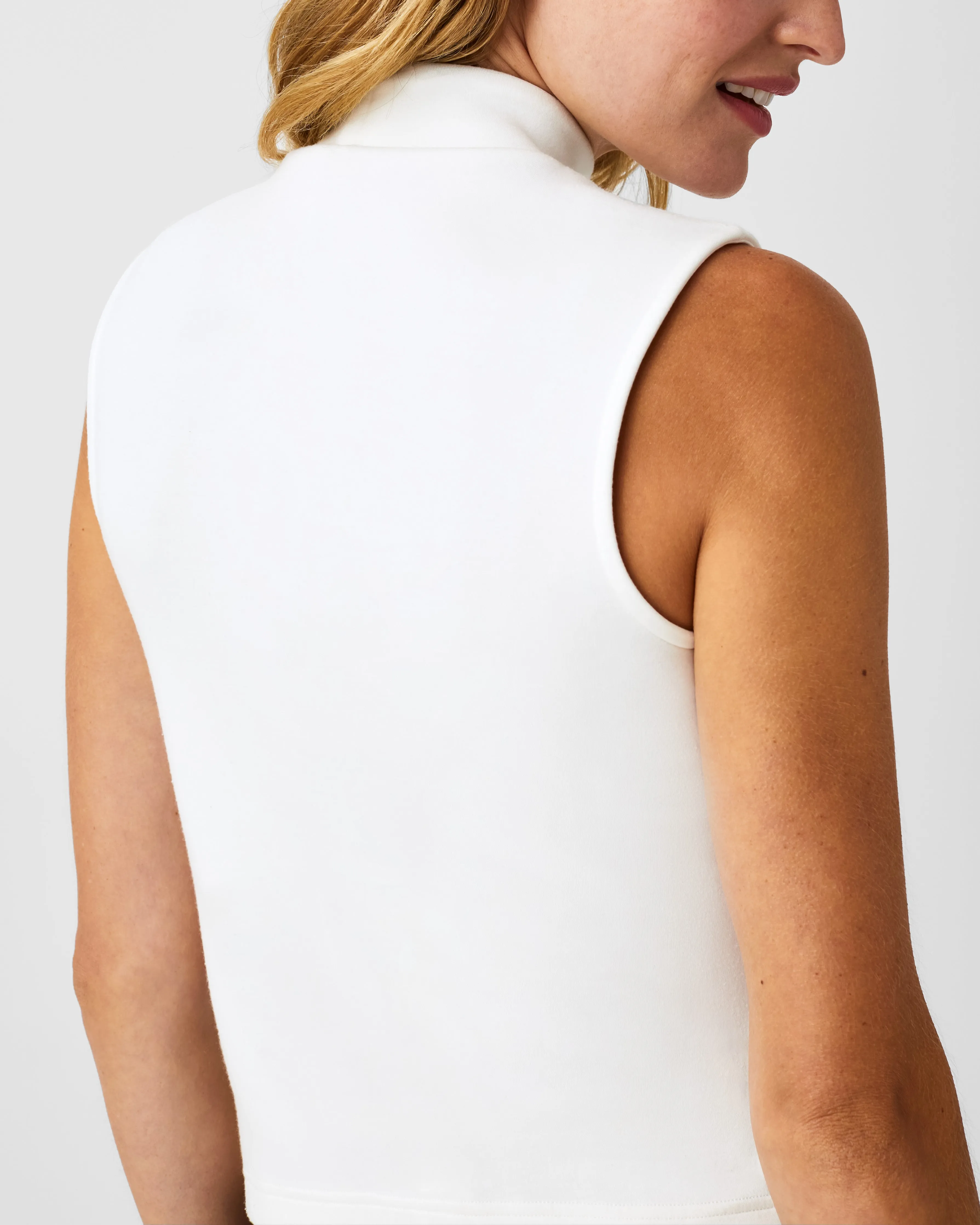 AirEssentials Sleeveless Mock Neck Top