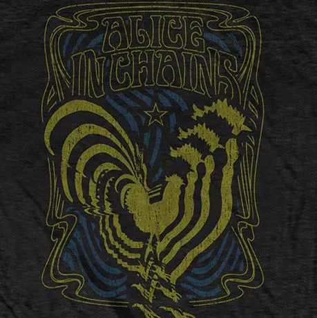 Alice In Chains Psychedelic Rooster Shirt