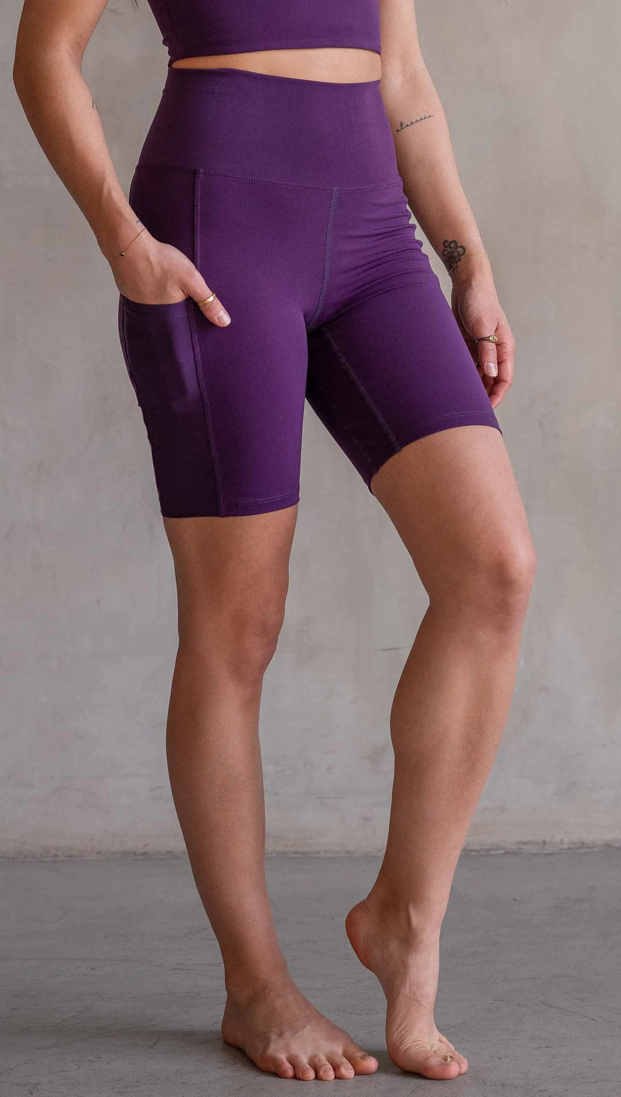 Amethyst - EnviSoft Bicycle Length Shorts