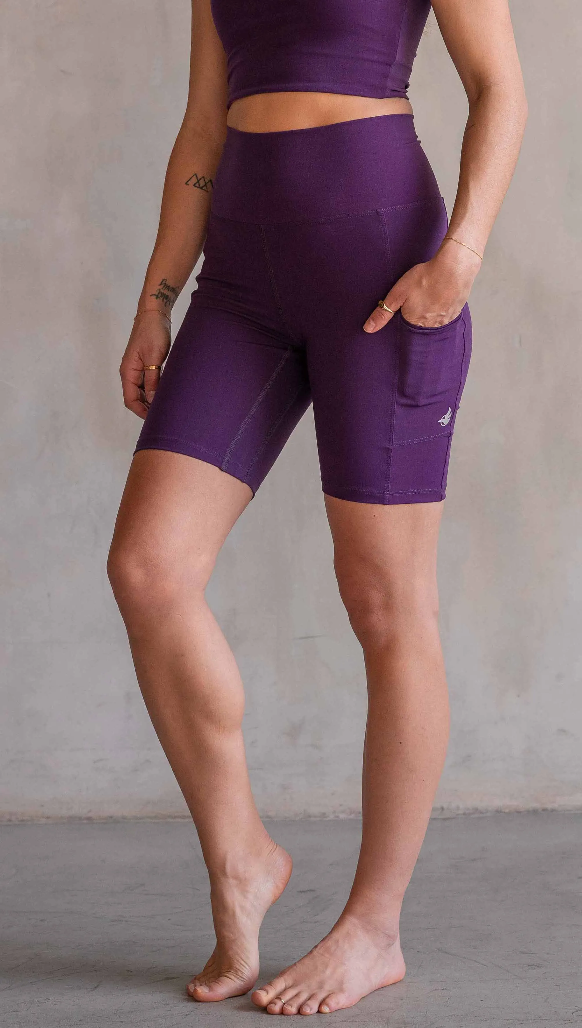 Amethyst - EnviSoft Bicycle Length Shorts