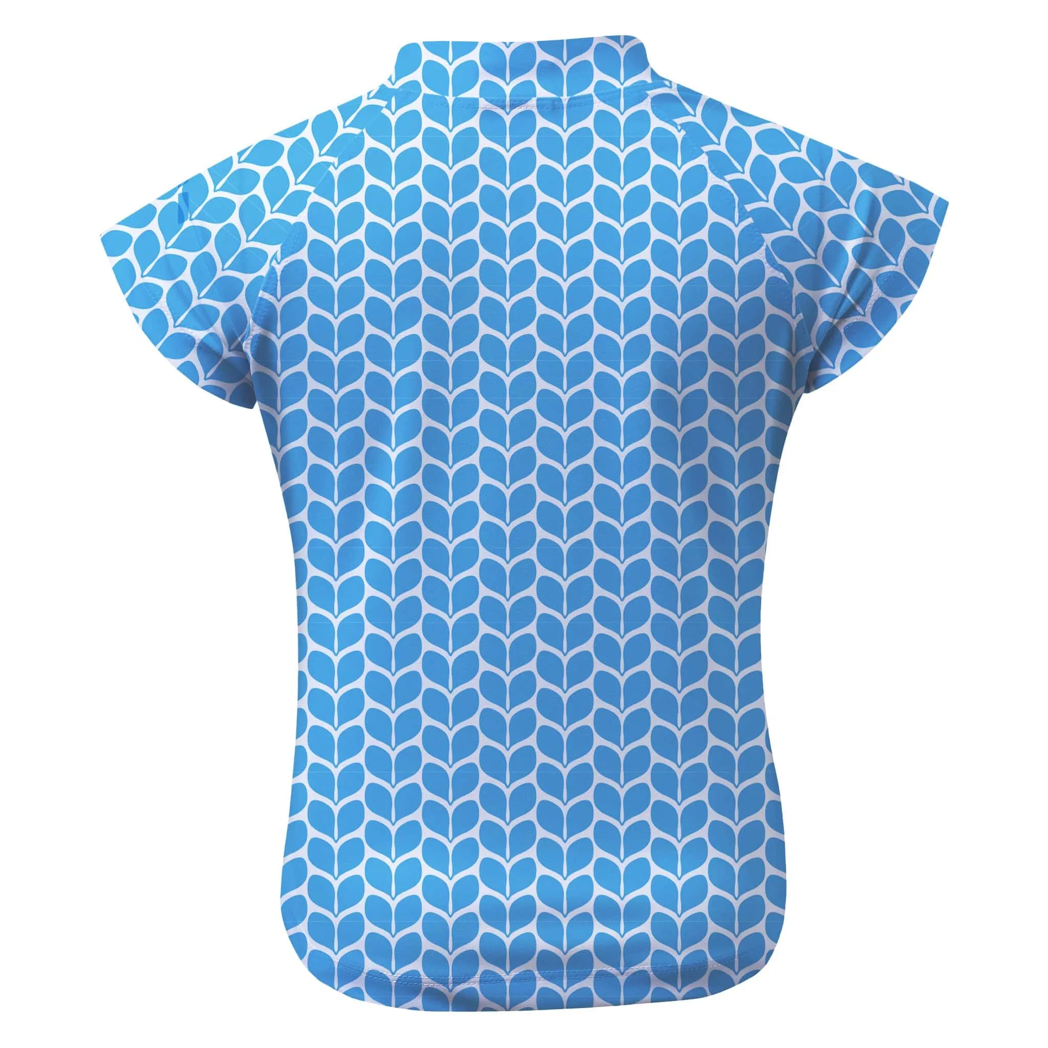 Aquarius Geo Petal Short Sleeve Zip Rashie