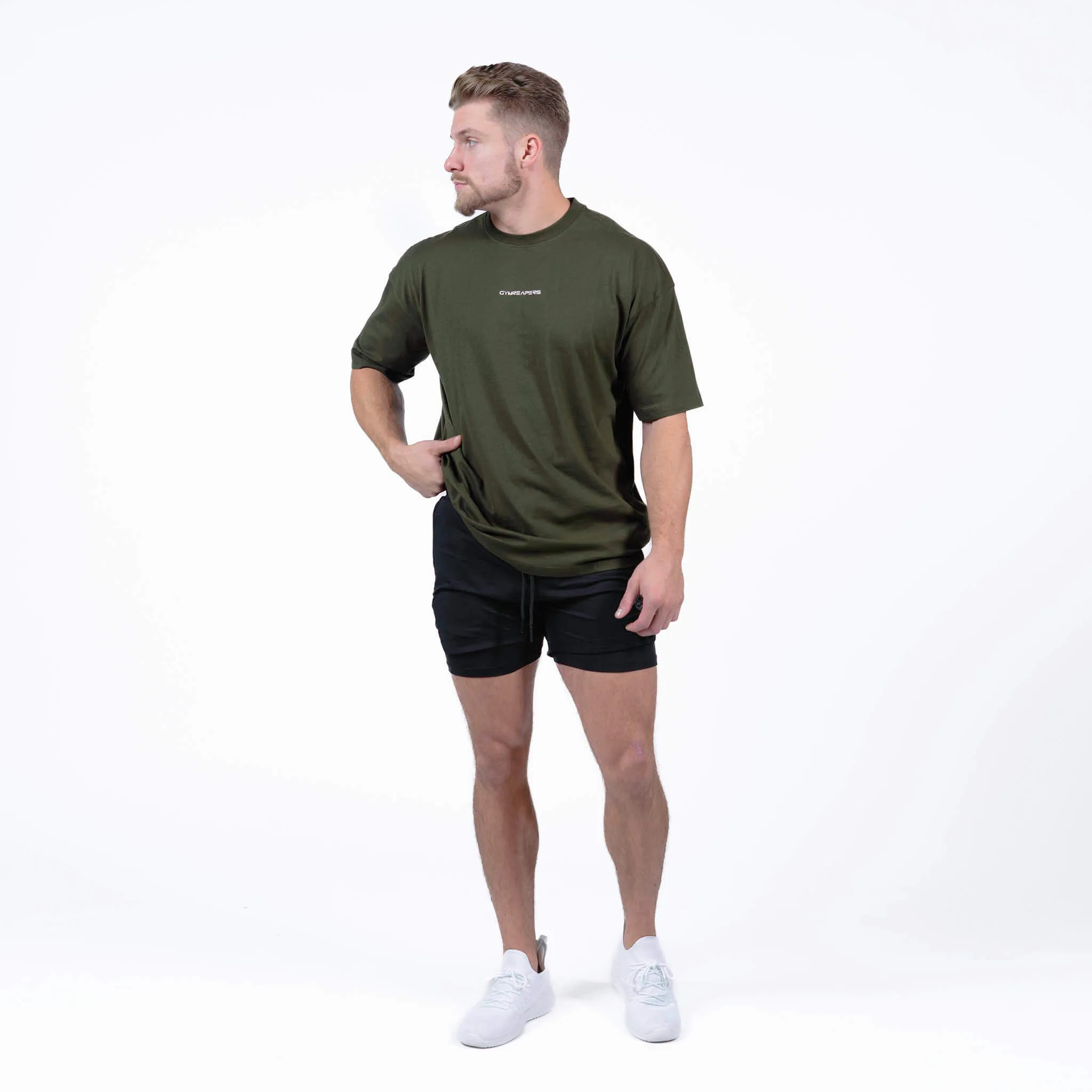 Ascend Box Tee - OD Green