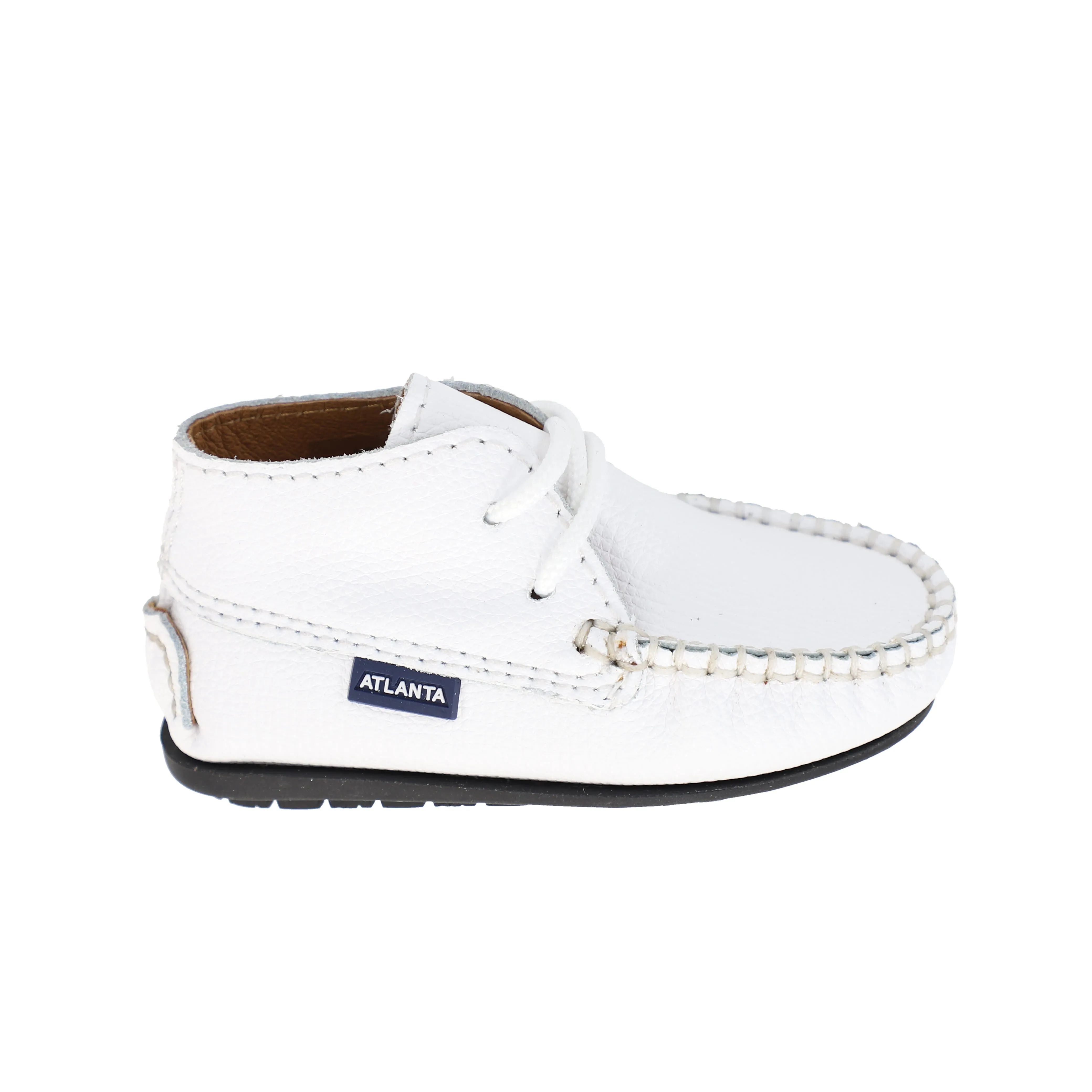 ATLANTA MOCASSIN WHITE BOOTIE [Final Sale] [FINAL SALE]