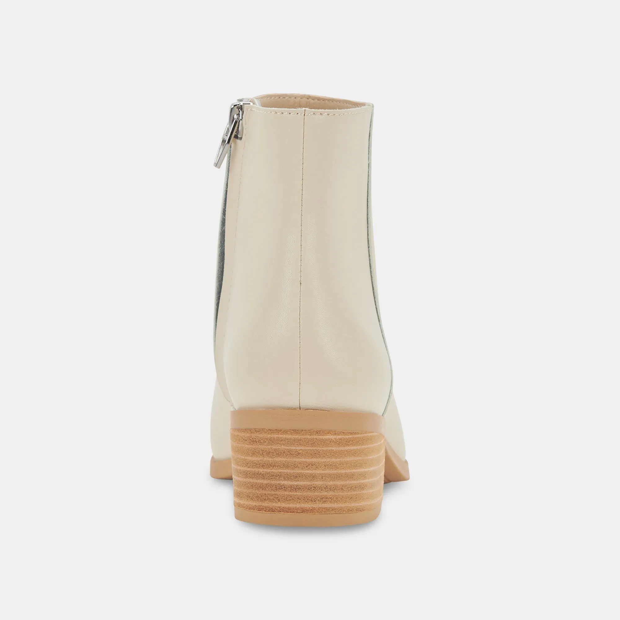 AVALON BOOTIES IVORY LEATHER - re:vita