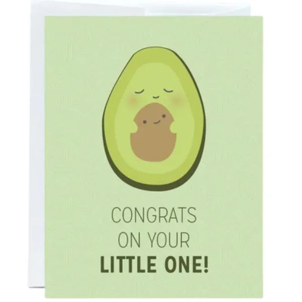 Avocado New Baby Card