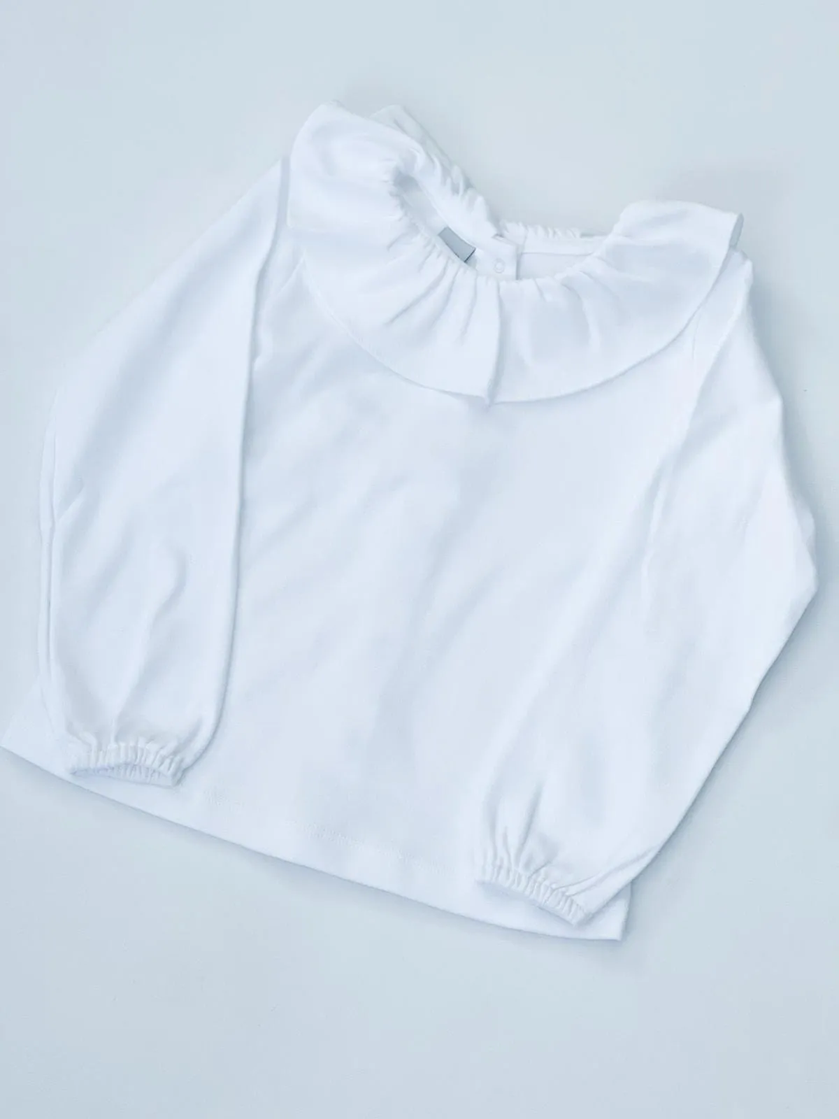 Babidu White Frill Top