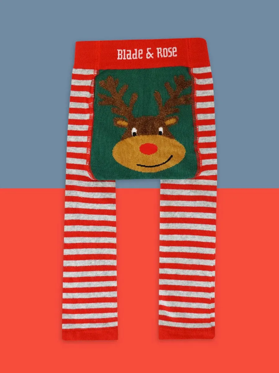 Baby Clothing 'Festive Reindeer' Leggings