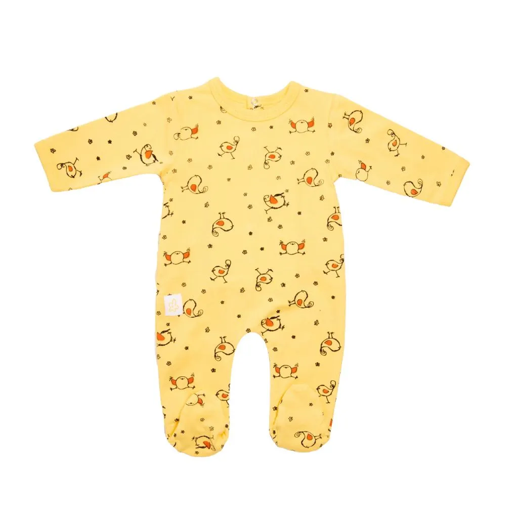 Babybol Babygrow Yellow Chick Boxed (0-3mths)