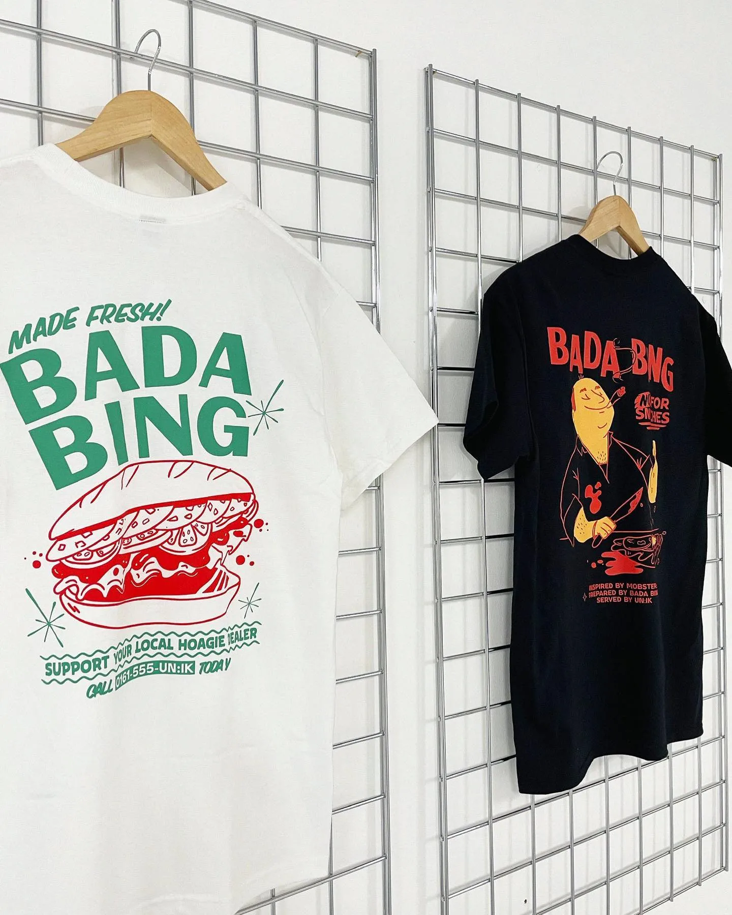 Bada Bing x UN:IK 'Fresh Hoagie' Tee - White