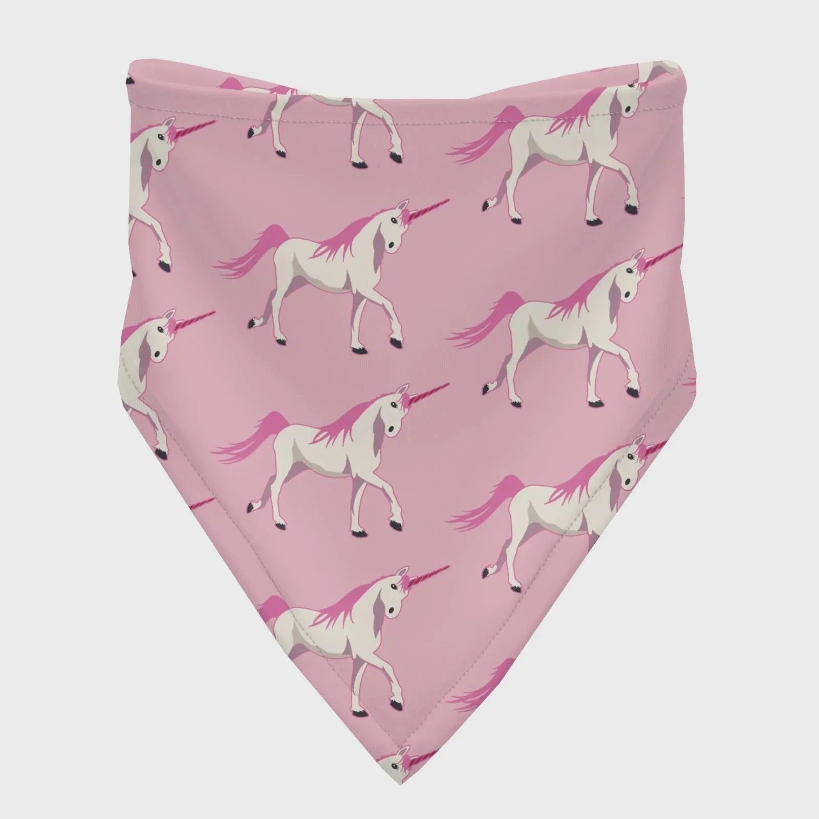 Bandana Bib-Cake Pop Prancing Unicorn