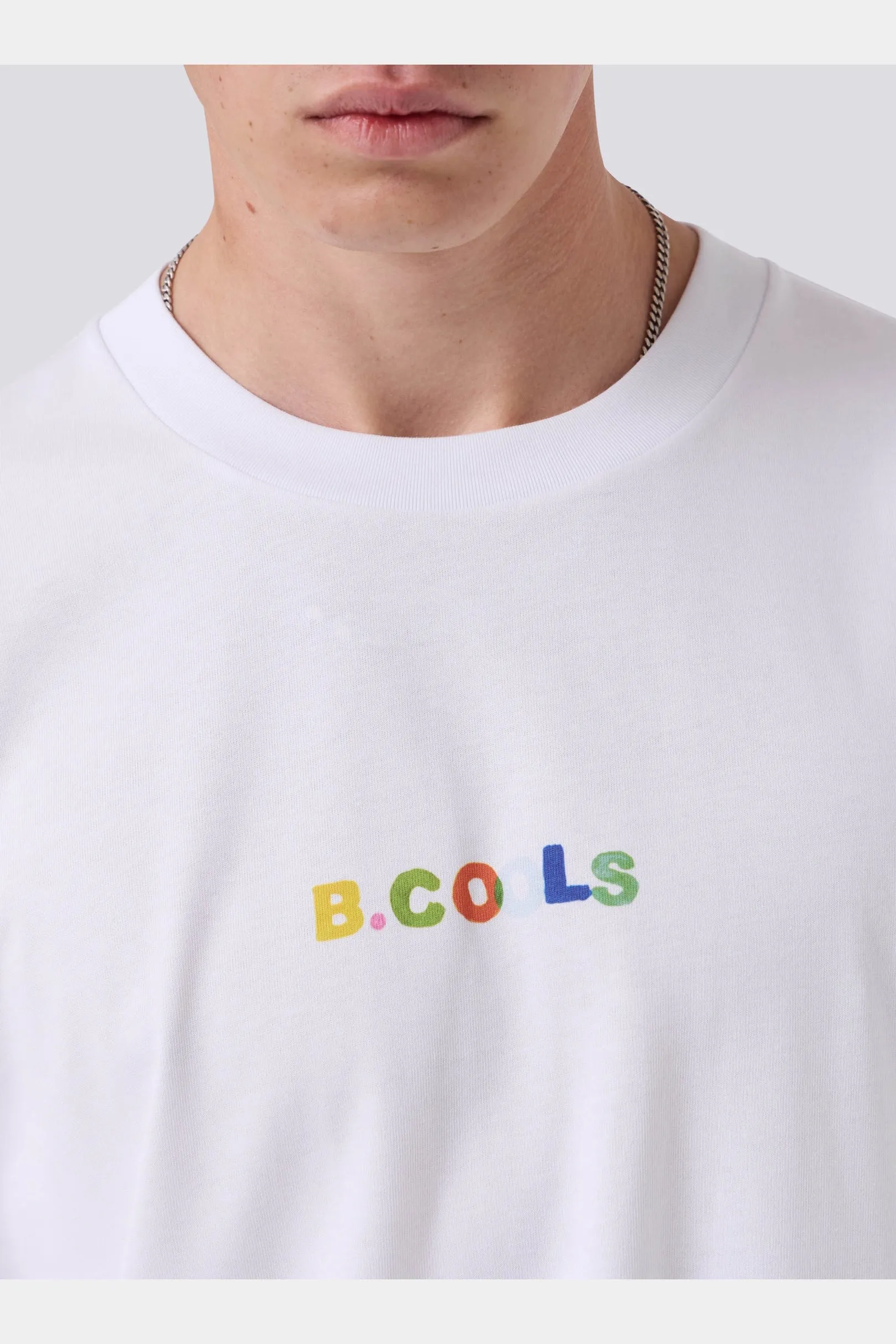 BARNEY COOLS Watercolour tee - White