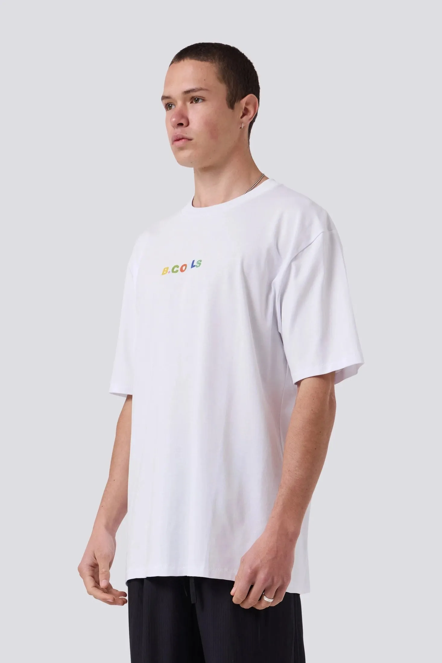 BARNEY COOLS Watercolour tee - White