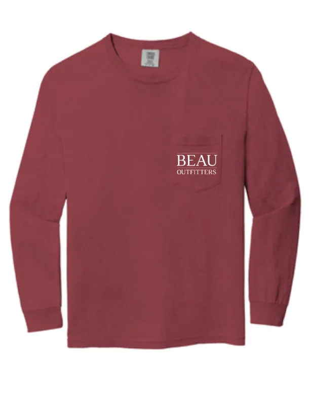 Beau Original Logo LS T-Shirt Brick