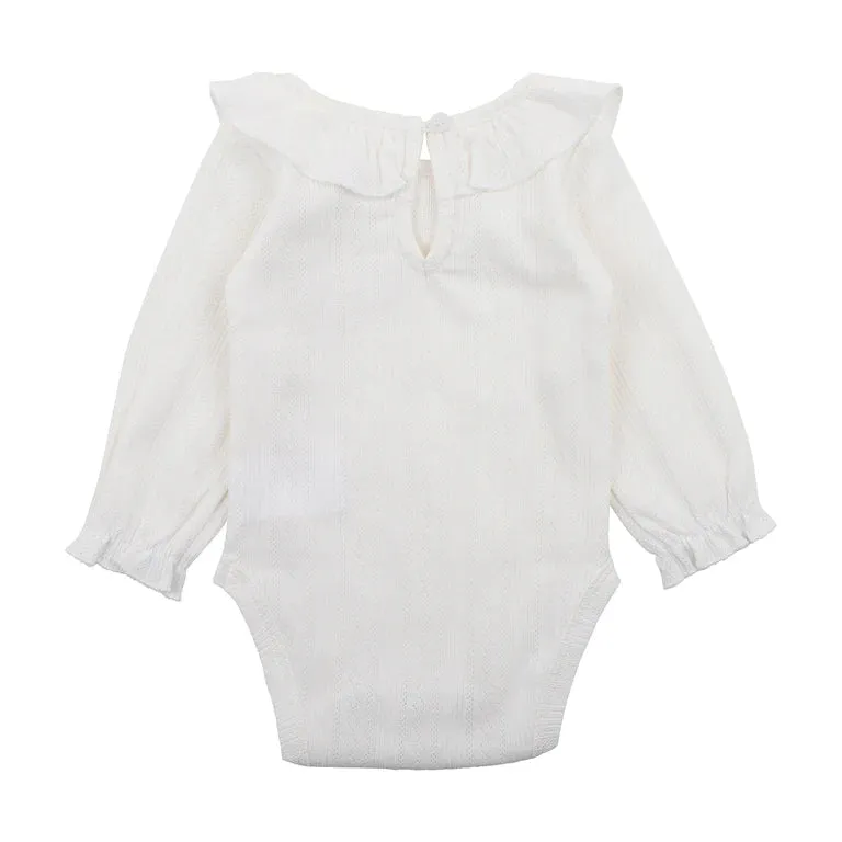 Bebe - Cloud Pointelle LS Bodysuit