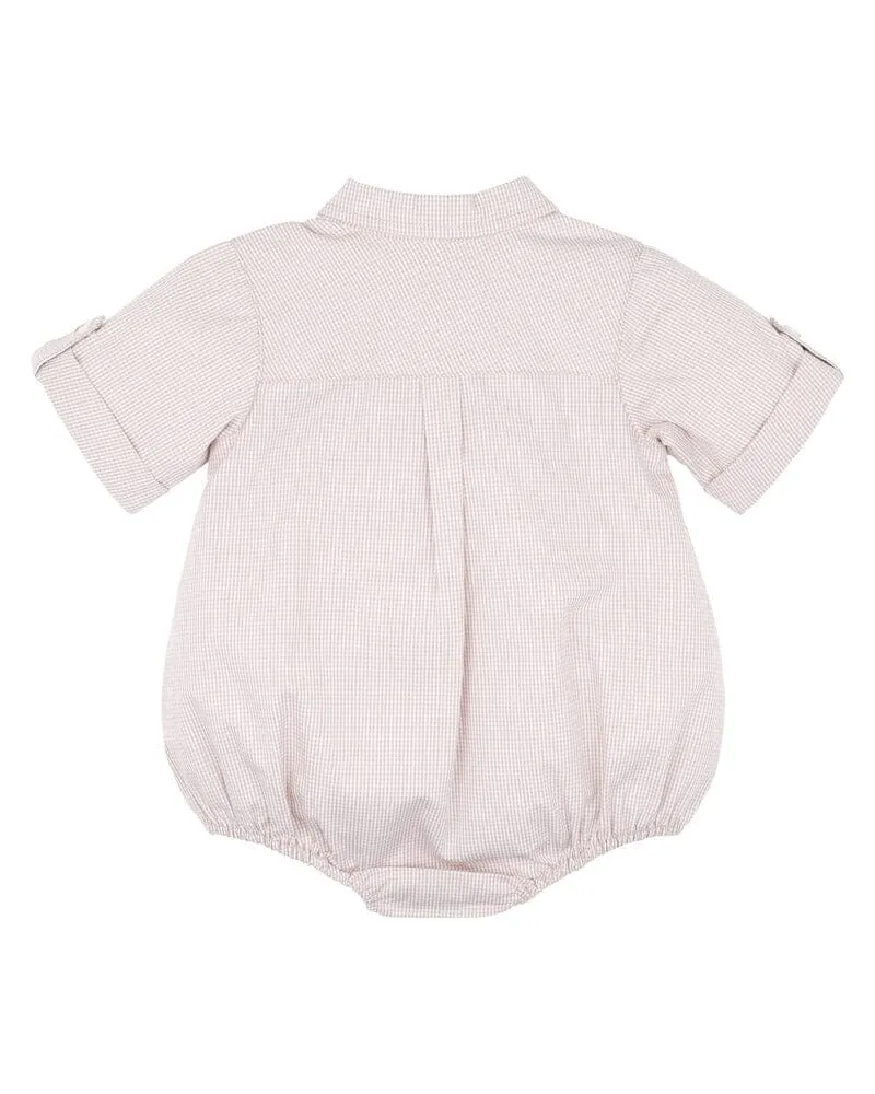 Bebe - Finley Check Shirt Bodysuit