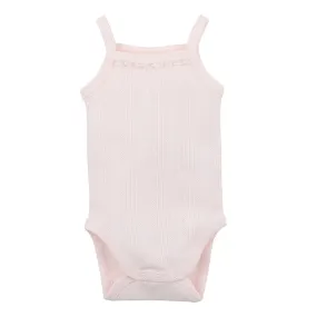 Bebe - Pink Pointelle Bodysuit