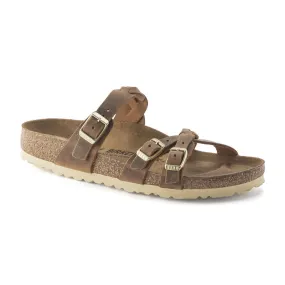 BIRKENSTOCK FRANCA BRAID COGNAC - WOMENS