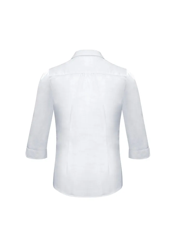 Biz Collection Womens Euro 3/4 Sleeve Shirt-(S812LT)