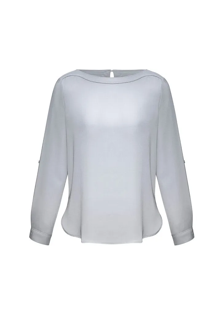 Biz Collection Womens Madison Boatneck Blouse-(S828LL)