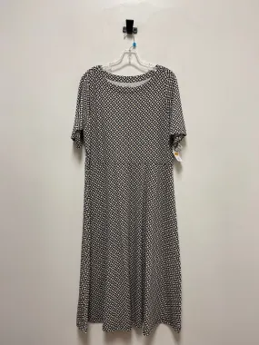 Black & Cream Dress Casual Midi Croft And Barrow, Size L