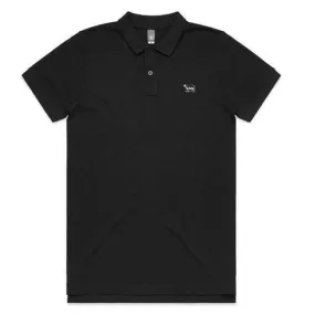 Black Sheep Classic Pique Polo Shirt Black