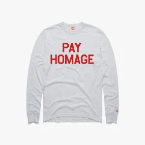 Block Pay HOMAGE Long Sleeve Tee