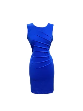 Blue Dress Casual Midi Calvin Klein, Size 4