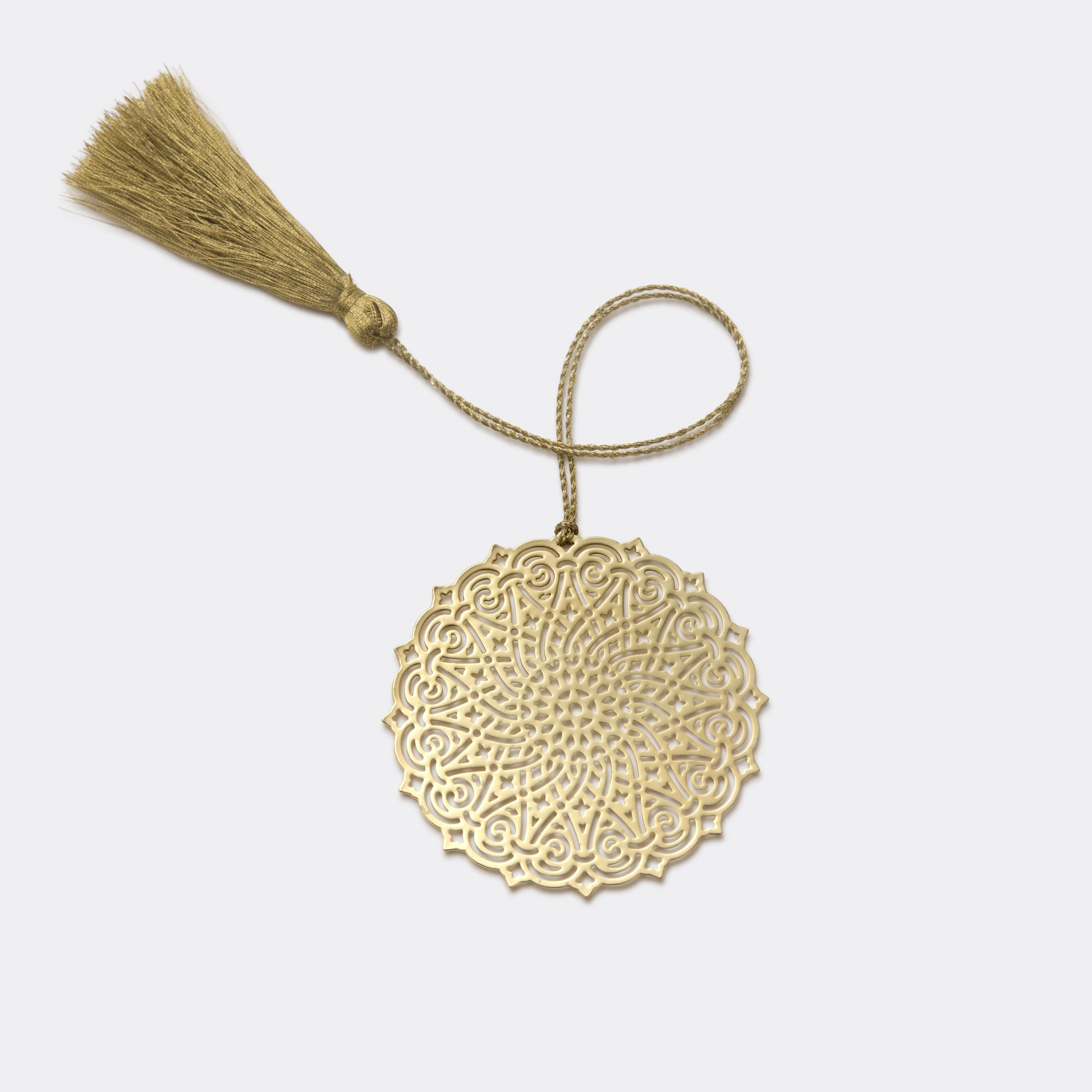 Brass Bookmark New Flower