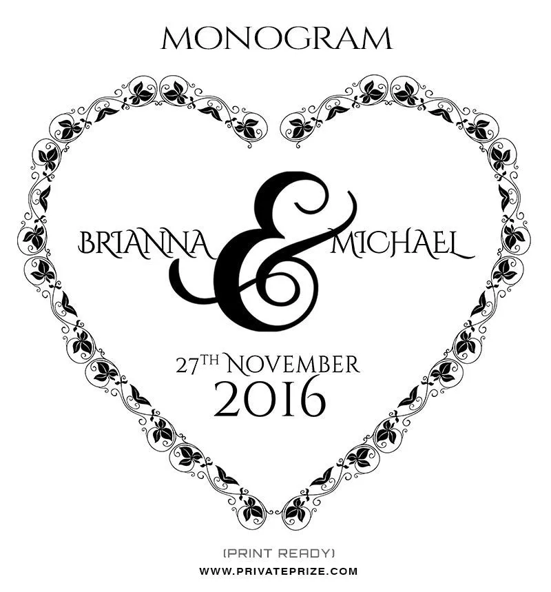 Brianna & Michael Love Monogram