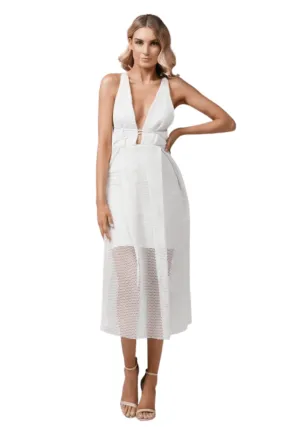 BUY IT NATALIE ROLT Holey Moley Dress (White)