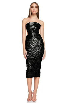 BUY IT NOOKIE Lumiere Midi Dress (Black)