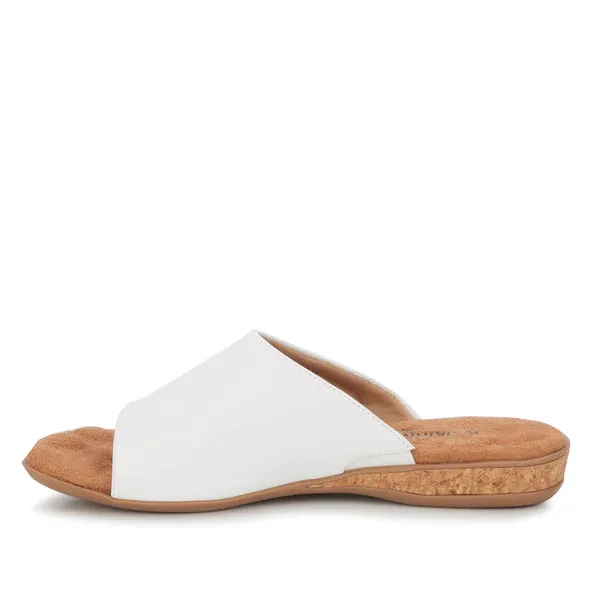 Cam Sandal: White Cashmere Leather NEW I Walking Cradles