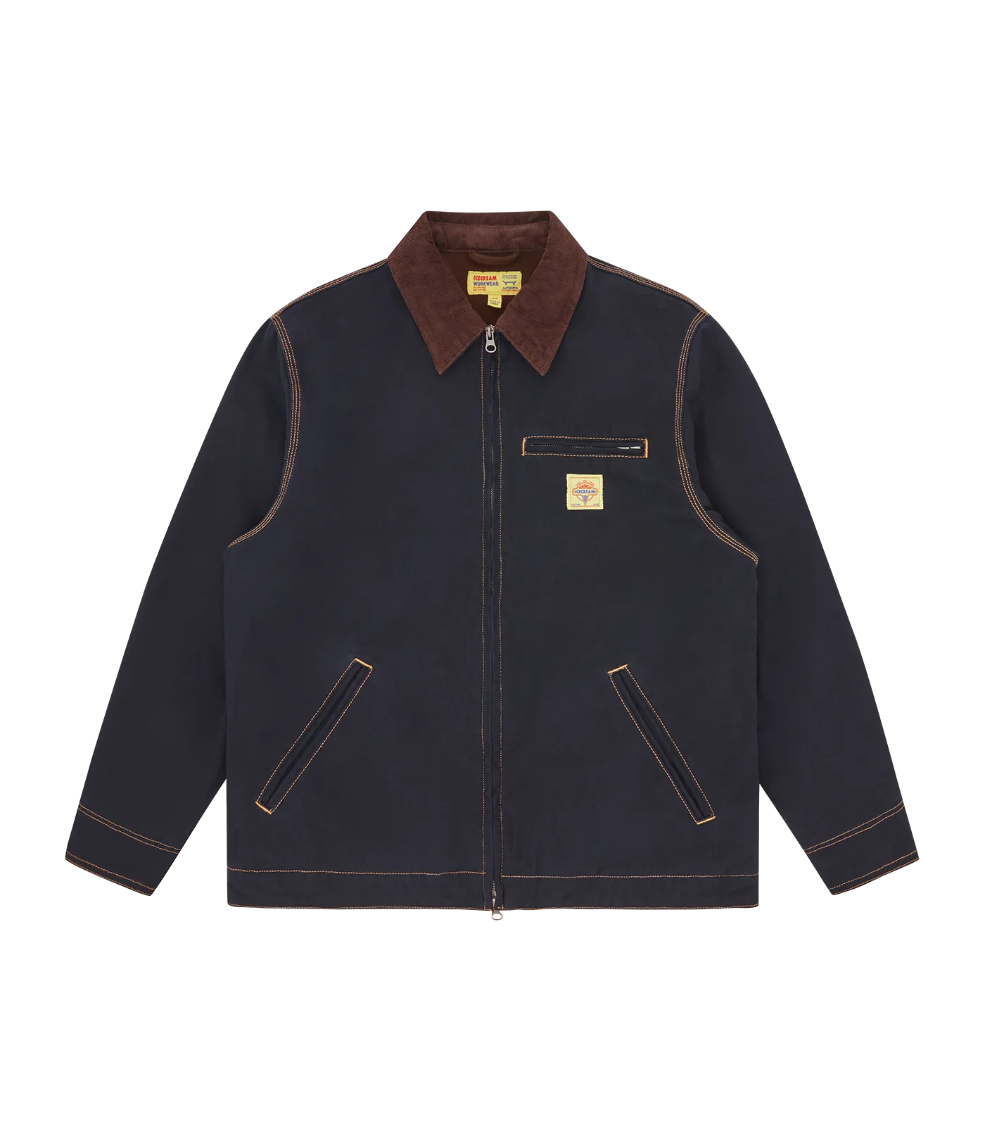 CANVAS LINED WORK JACKET - INK