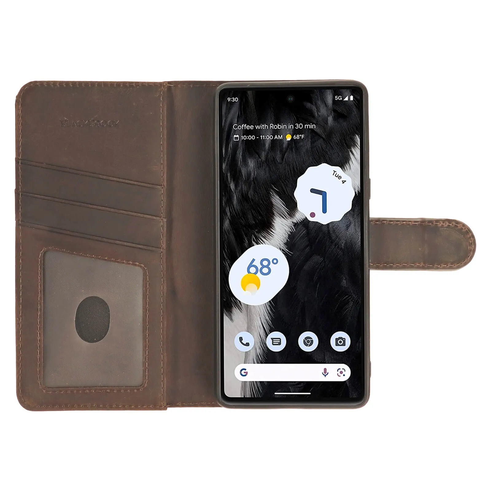 Carson Google Pixel 7 Wallet Case, Distressed Coffee