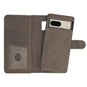 Carson Google Pixel 7 Wallet Case, Distressed Coffee