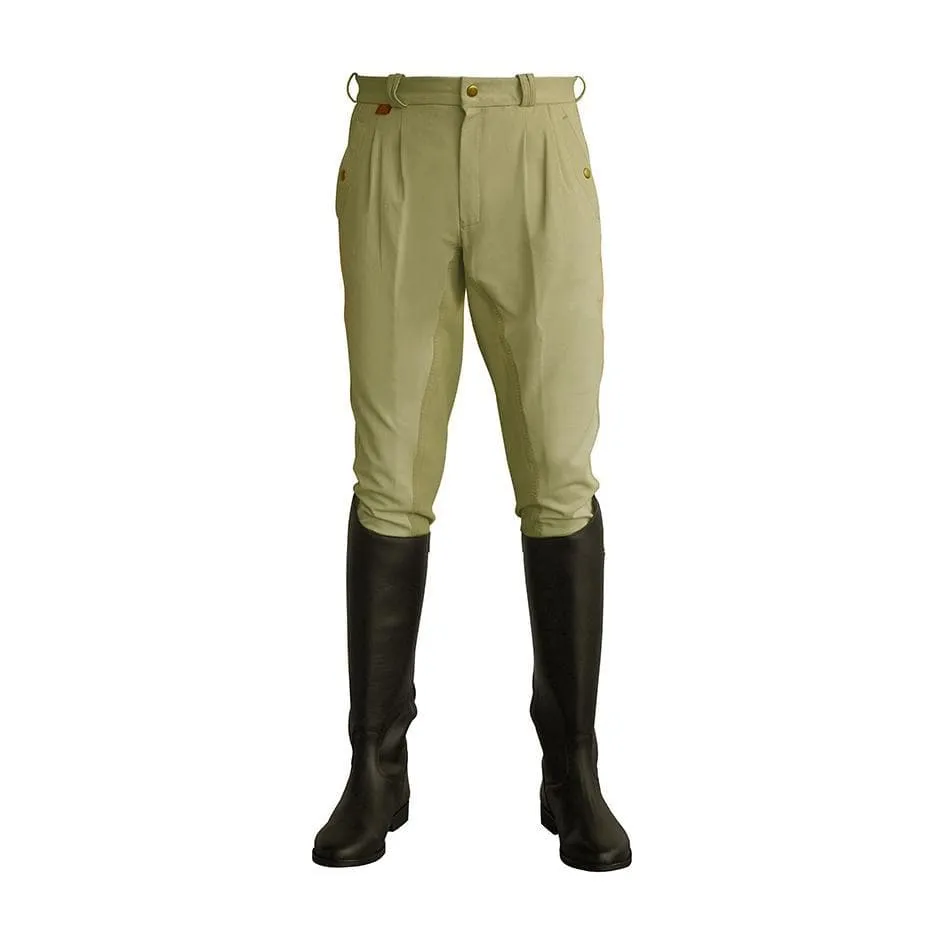 Mens Stylish Pleated Breeches by Cavallino - Classic Equestrian Wear