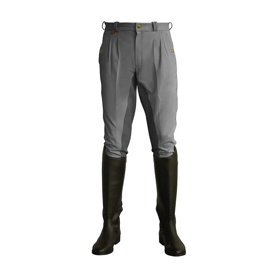 Mens Stylish Pleated Breeches by Cavallino - Classic Equestrian Wear