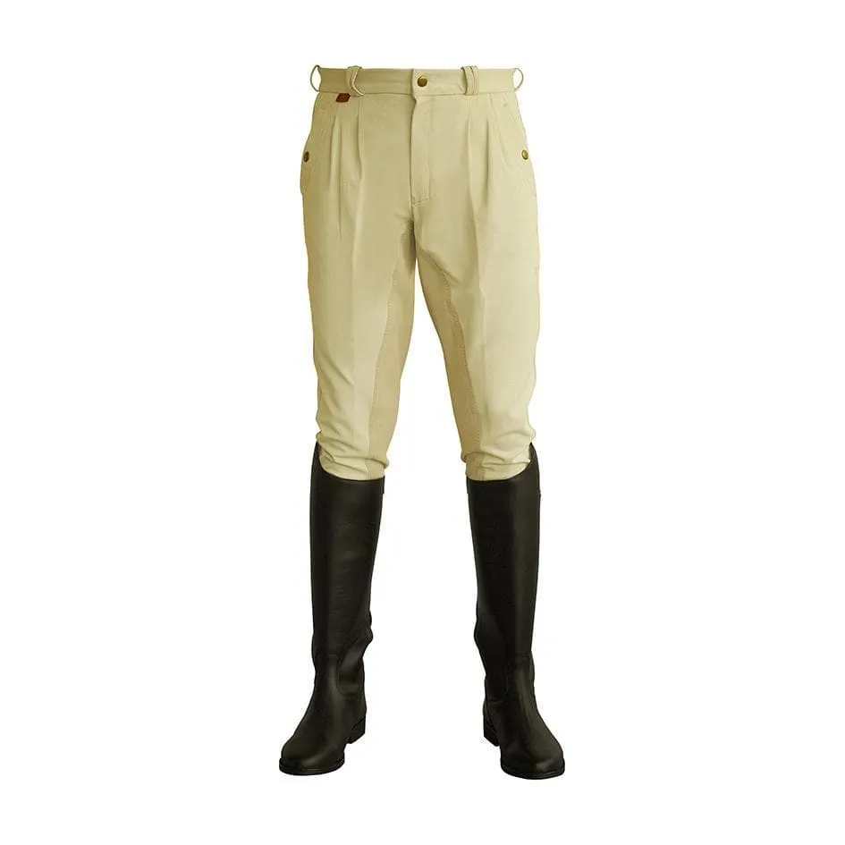 Mens Stylish Pleated Breeches by Cavallino - Classic Equestrian Wear