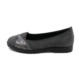 Charis Glitter Grey Extra Light Flats