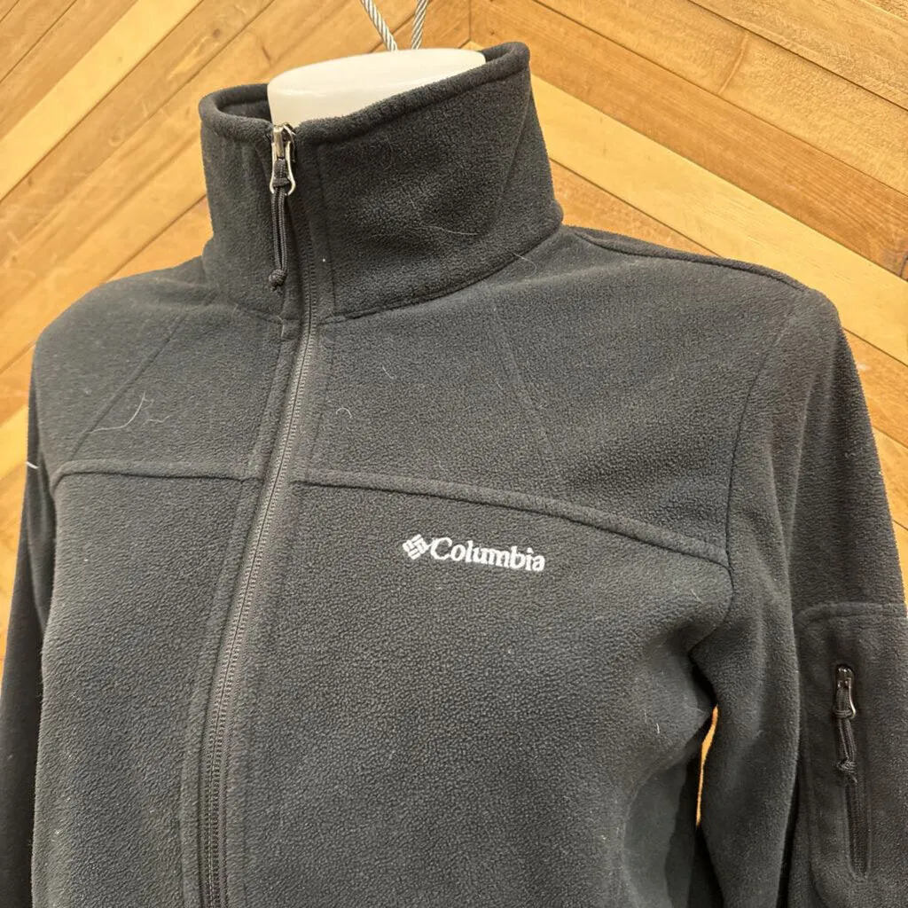 Columbia - Women's Full-Zip Fleece - MSRP $65: Black-women-MD