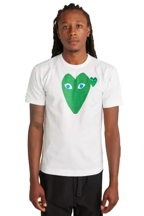 Comme des Garcons PLAY Green Blue Eyes Tee 'White'