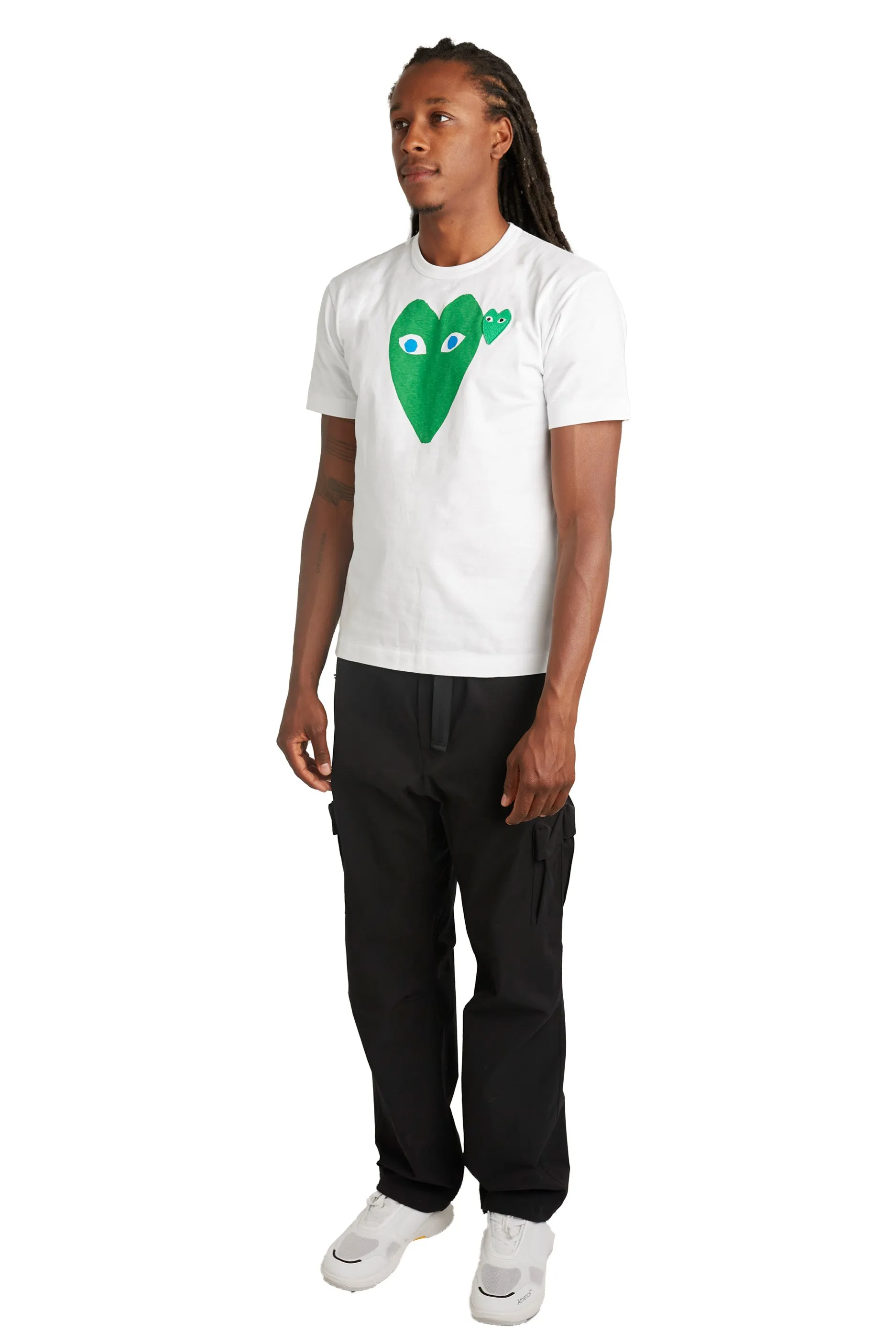 Comme des Garcons PLAY Green Blue Eyes Tee 'White'