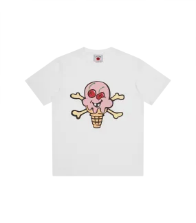 CONES & BONES T-SHIRT - WHITE