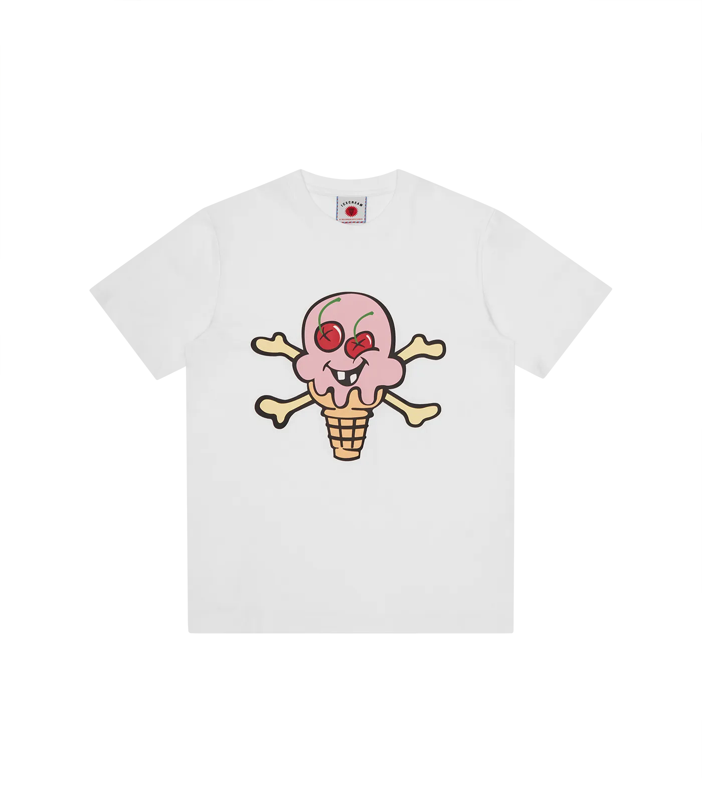 CONES & BONES T-SHIRT - WHITE