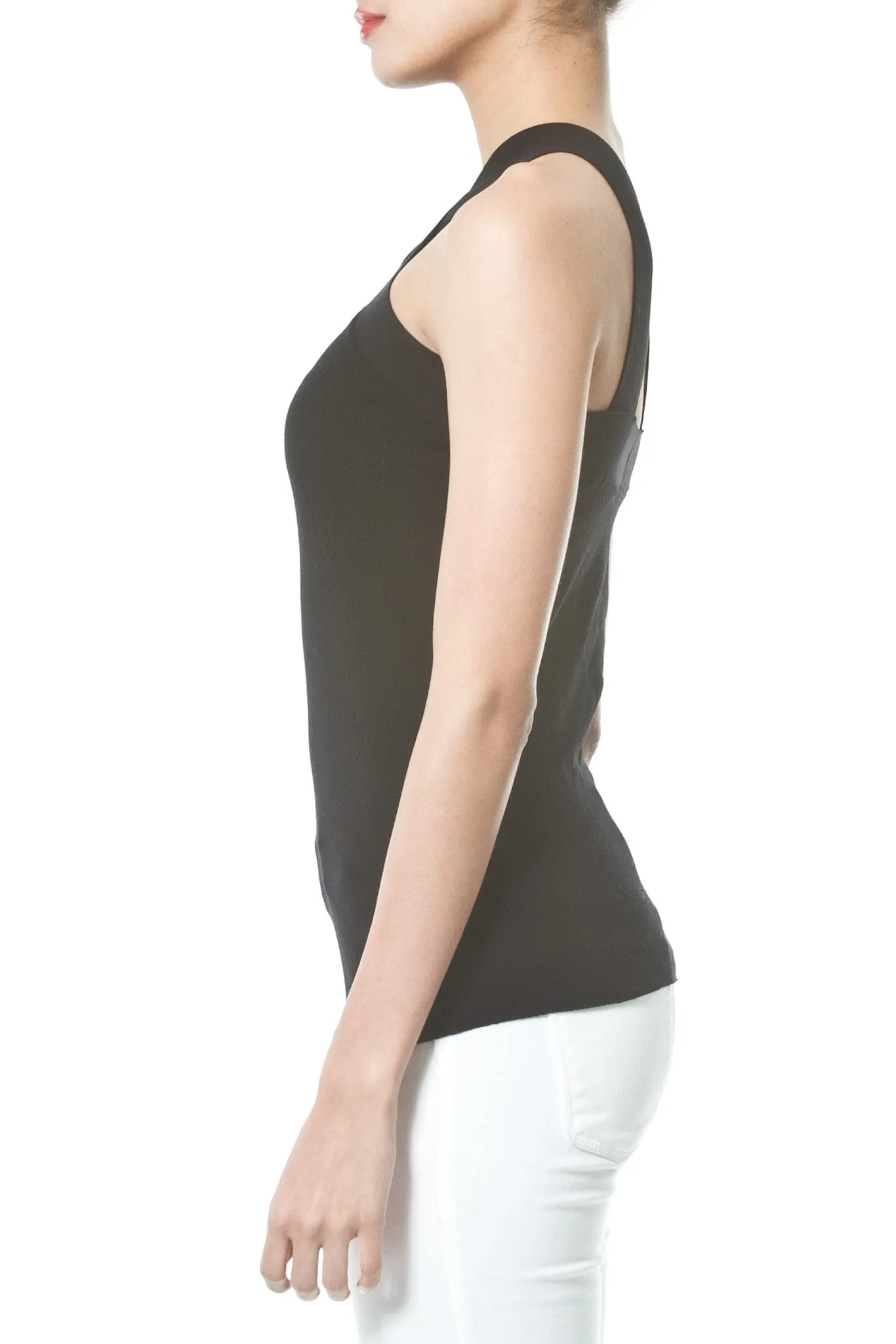 Criss-Cross Neck Seamless Second Skin