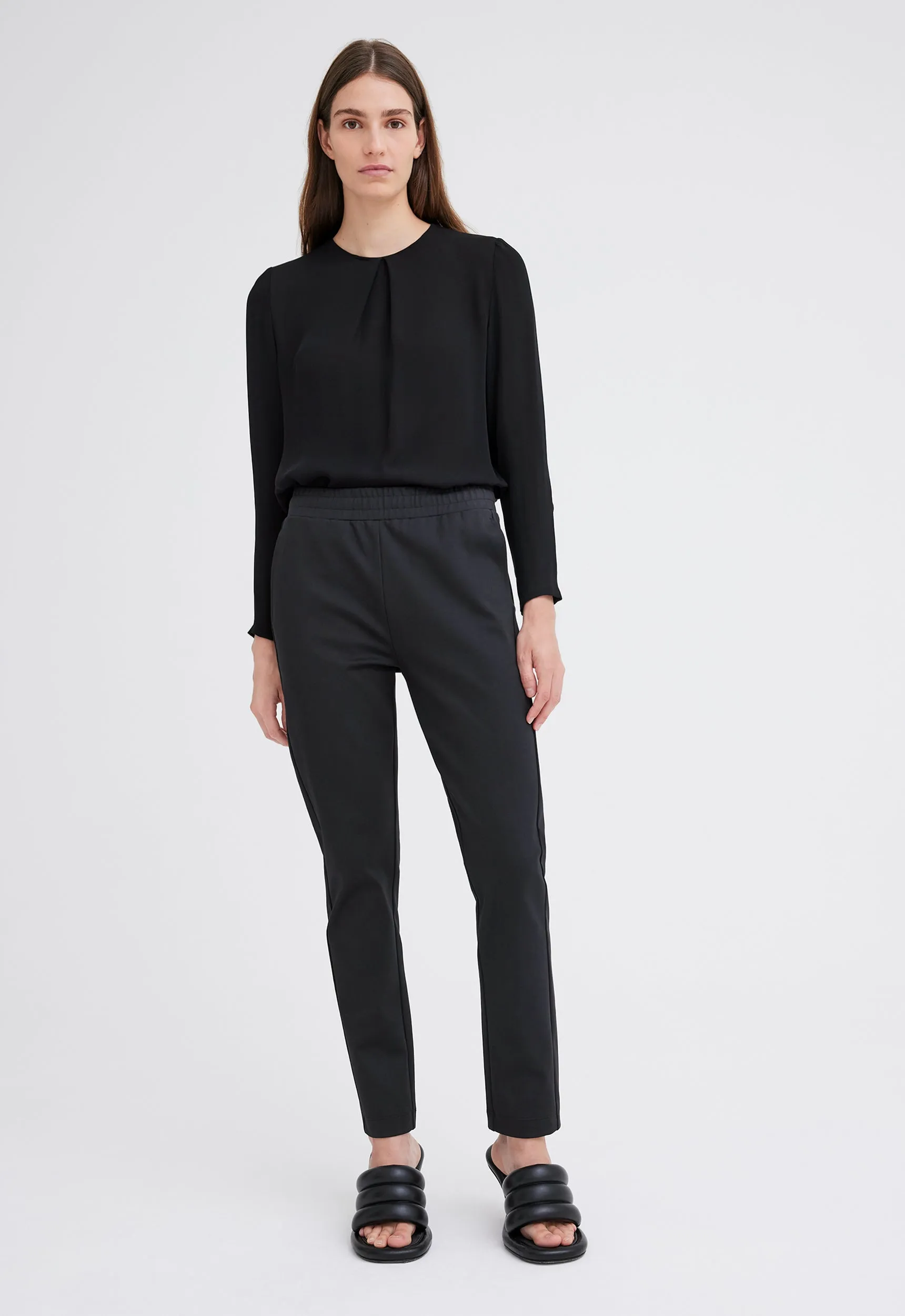 Cub Cotton Ponte Pant - Black